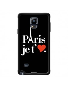 Coque Paris je t'aime pour Samsung Galaxy Note 4 - Rex Lambo