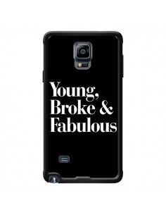 Coque Young, Broke & Fabulous pour Samsung Galaxy Note 4...