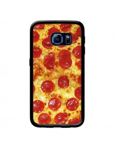 Coque Pizza Pepperoni pour Samsung Galaxy S6 Edge - Rex...