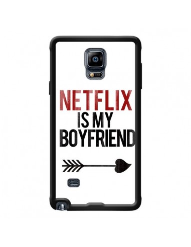 Coque Netflix is my Boyfriend pour Samsung Galaxy Note 4 - Rex Lambo