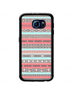 Coque Azteque Aztec Rose Pastel pour Samsung Galaxy S6 -...