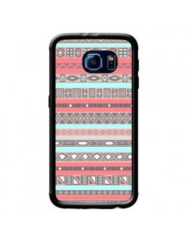 Coque Azteque Aztec Rose Pastel pour Samsung Galaxy S6 - Rex Lambo