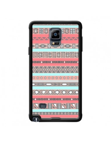 Coque Azteque Aztec Rose Pastel pour Samsung Galaxy Note 4 - Rex Lambo