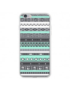 Coque iPhone 6 Plus et 6S Plus Azteque Aztec Bleu Pastel...