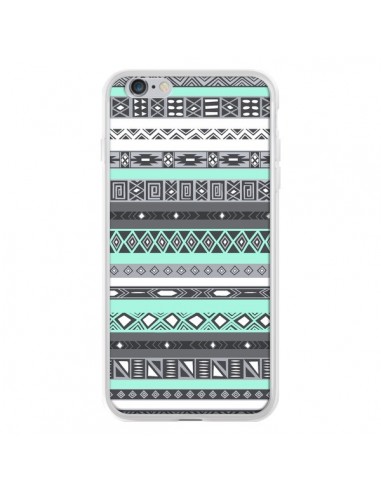 Coque iPhone 6 Plus et 6S Plus Azteque Aztec Bleu Pastel - Rex Lambo