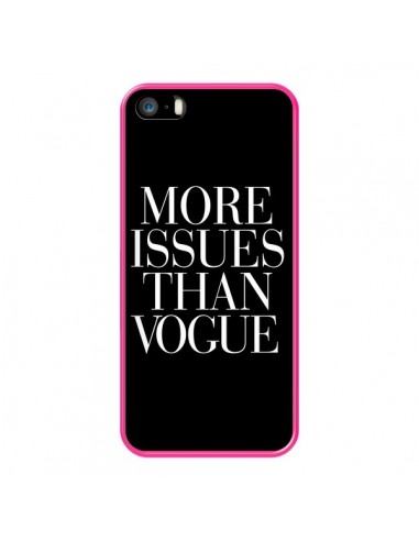 Coque iPhone 5/5S et SE More Issues Than Vogue - Rex Lambo