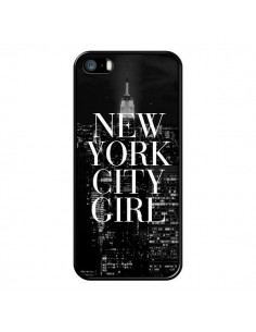 Coque iPhone 5/5S et SE New York City Girl - Rex Lambo