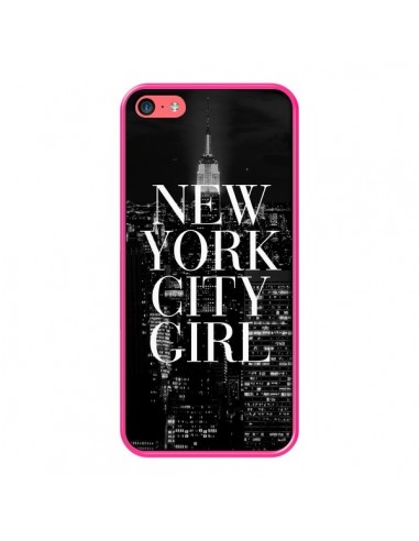 Coque iPhone 5C New York City Girl - Rex Lambo