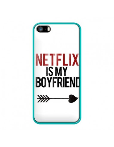 Coque iPhone 5/5S et SE Netflix is my Boyfriend - Rex Lambo