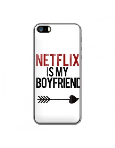 Coque iPhone 5/5S et SE Netflix is my Boyfriend - Rex Lambo