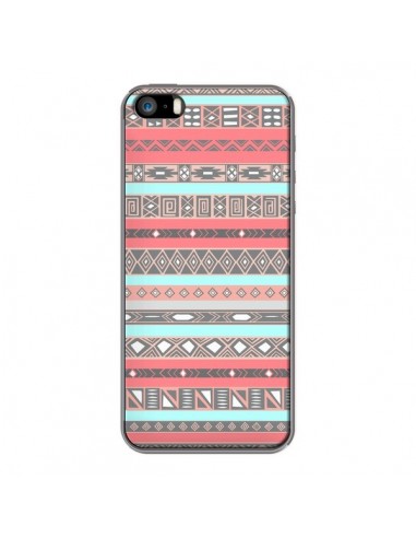 Coque iPhone 5/5S et SE Azteque Aztec Rose Pastel - Rex Lambo