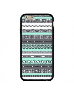 Coque iPhone 6 et 6S Azteque Aztec Bleu Pastel - Rex Lambo