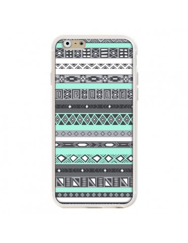 Coque iPhone 6 et 6S Azteque Aztec Bleu Pastel - Rex Lambo