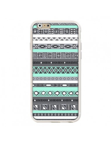 Coque iPhone 6 et 6S Azteque Aztec Bleu Pastel - Rex Lambo