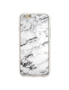 Coque iPhone 6 et 6S Marbre Marble Blanc White - Laetitia 2