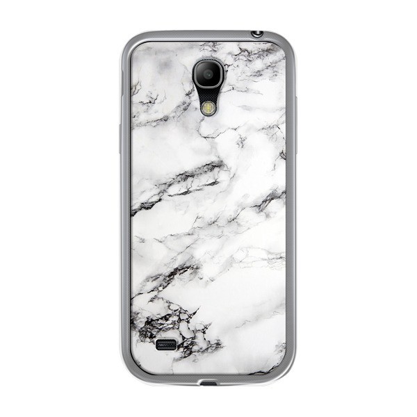 coque samsung a40 marbre blanc