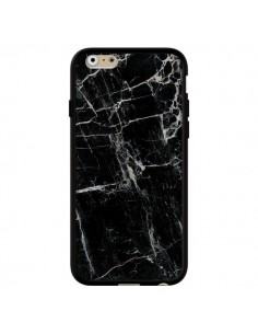 Coque iPhone 6 et 6S Marbre Marble Noir Black - Laetitia