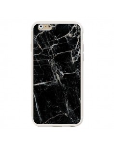 Coque iPhone 6 et 6S Marbre Marble Noir Black - Laetitia 2