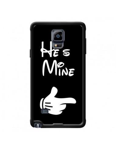 Coque He's Mine Il est à Moi Amour Amoureux pour Samsung Galaxy Note 4 - Laetitia