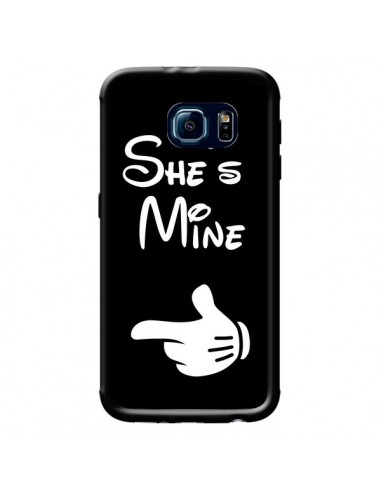Coque She's Mine Elle est à Moi Amour Amoureux pour Samsung Galaxy S6 - Laetitia