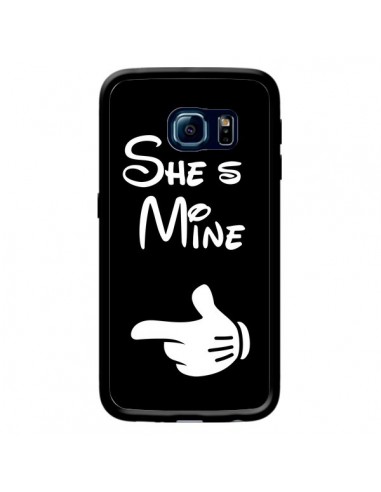 Coque She's Mine Elle est à Moi Amour Amoureux pour Samsung Galaxy S6 Edge - Laetitia