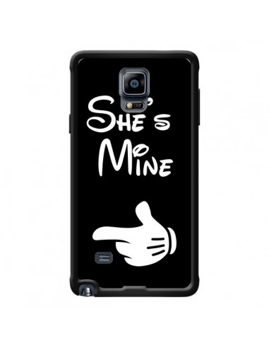 Coque She's Mine Elle est à Moi Amour Amoureux pour Samsung Galaxy Note 4 - Laetitia