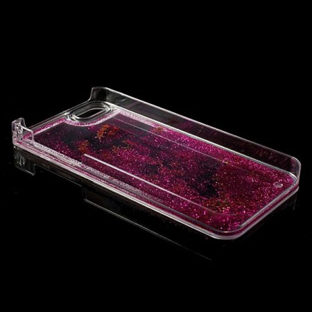 Coque Liquide avec Paillettes et Etoiles Rose pour iPhone 5/5S Coque Liquide avec Paillettes et Etoiles Rose pour iPhone 5/5S