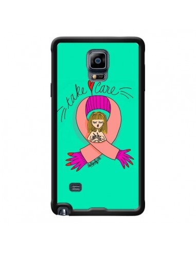 Coque Take care Maman Fête des Mères pour Samsung Galaxy Note 4 - Leellouebrigitte