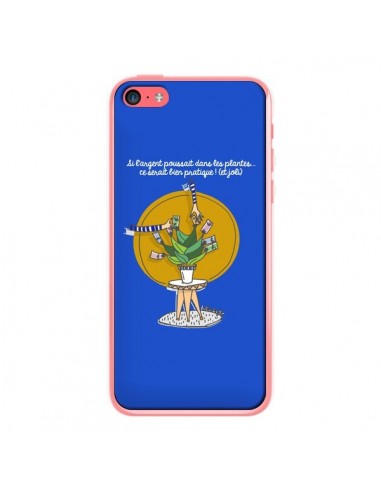 Coque iPhone 5C L'argent ne pousse pas dans les plantes - Leellouebrigitte