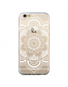 Coque iPhone 6 et 6S Mandala Blanc Azteque Transparente -...