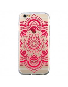 Coque iPhone 6 et 6S Mandala Rose Fushia Azteque...