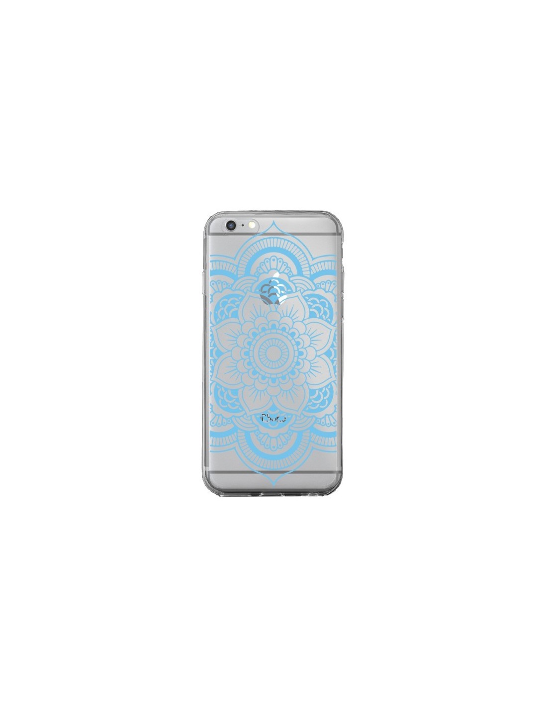 coque iphone 6 mandala bleu