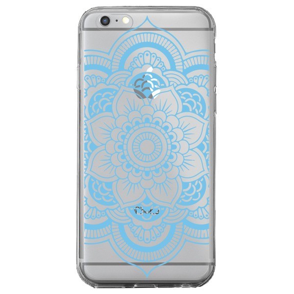 iphone 6 coque transparente mandala