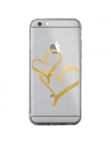 Coque iPhone 6 Plus et 6S Plus Deux Coeurs Love Amour Transparente - Sylvia Cook