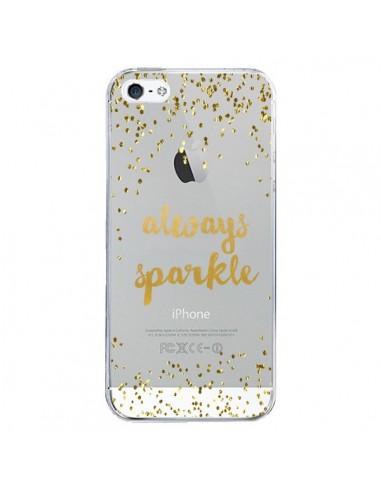 Coque iPhone 5/5S et SE Always Sparkle, Brille Toujours Transparente - Sylvia Cook