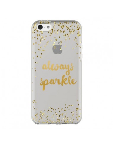 Coque iPhone 5C Always Sparkle, Brille Toujours Transparente - Sylvia Cook