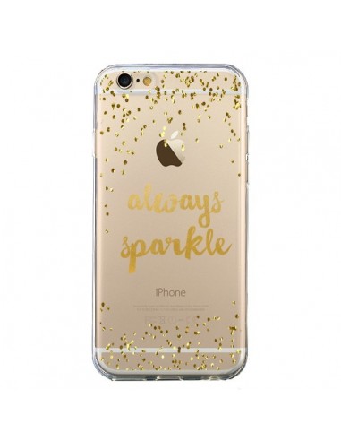 Coque iPhone 6 et 6S Always Sparkle, Brille Toujours Transparente - Sylvia Cook