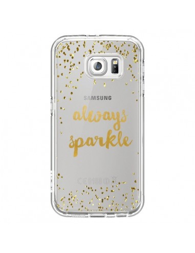 Coque Always Sparkle, Brille Toujours Transparente pour Samsung Galaxy S6 - Sylvia Cook