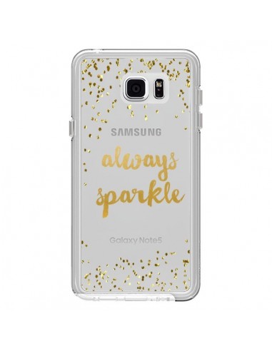 Coque Always Sparkle, Brille Toujours Transparente pour Samsung Galaxy Note 5 - Sylvia Cook