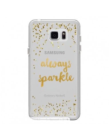 Coque Always Sparkle, Brille Toujours Transparente pour Samsung Galaxy Note 5 - Sylvia Cook