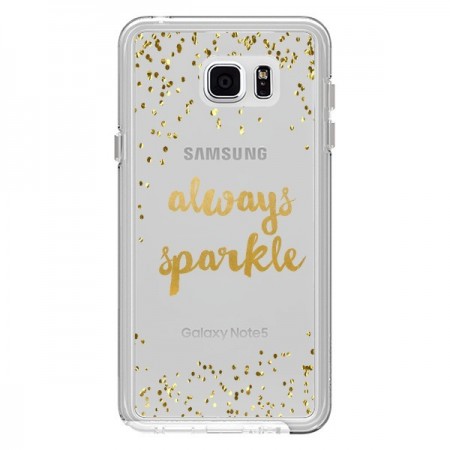 Coque Always Sparkle, Brille Toujours Transparente pour Samsung Galaxy Note 5 - Sylvia Cook