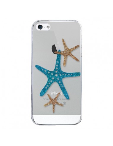 Coque iPhone 5/5S et SE Etoile de Mer Starfish Transparente - Sylvia Cook