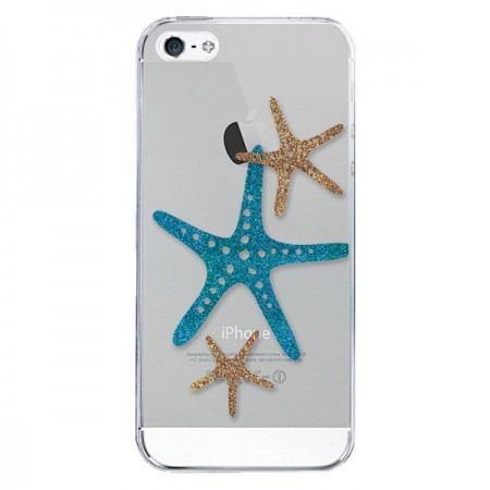 Coque iPhone 5/5S et SE Etoile de Mer Starfish Transparente - Sylvia Cook