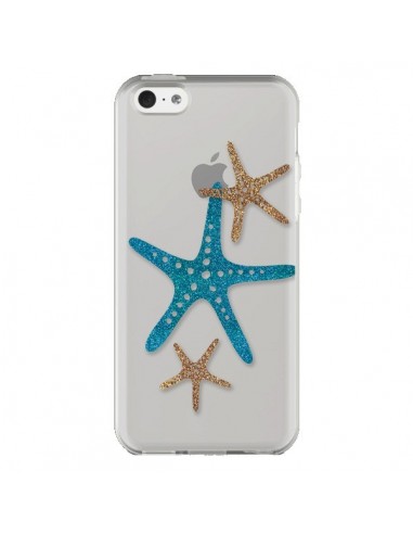Coque iPhone 5C Etoile de Mer Starfish Transparente - Sylvia Cook