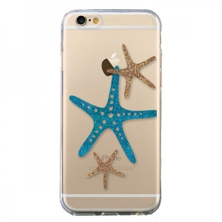 Coque iPhone 6 et 6S Etoile de Mer Starfish Transparente - Sylvia Cook