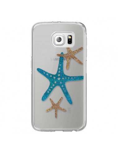 Coque Etoile de Mer Starfish Transparente pour Samsung Galaxy S6 Edge - Sylvia Cook