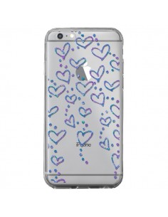 Coque iPhone 6 Plus et 6S Plus Floating hearts coeurs...