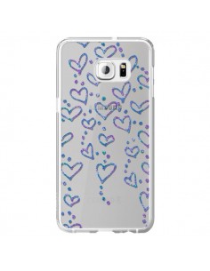 Coque Floating hearts coeurs flottants Transparente pour...
