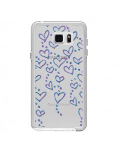 Coque Floating hearts coeurs flottants Transparente pour...