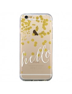Coque iPhone 6 et 6S Hello, Bonjour Transparente - Sylvia...